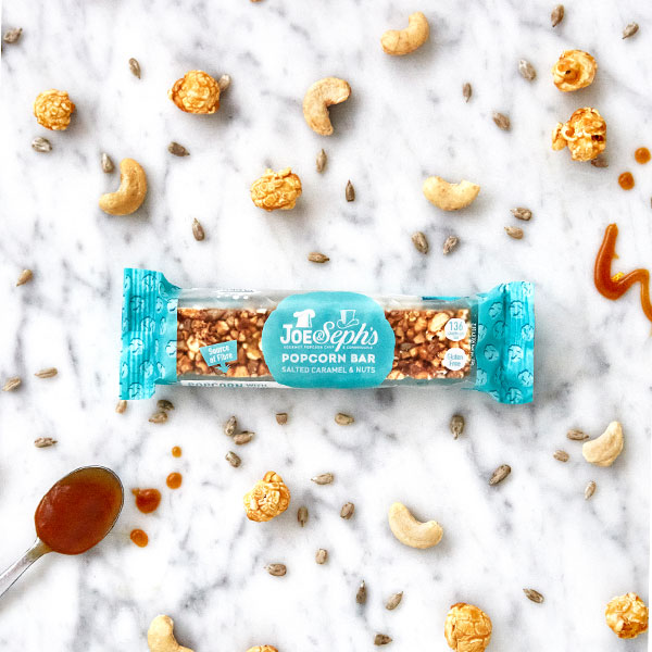 Salted Caramel & Nuts Popcorn Bar - Case of 12