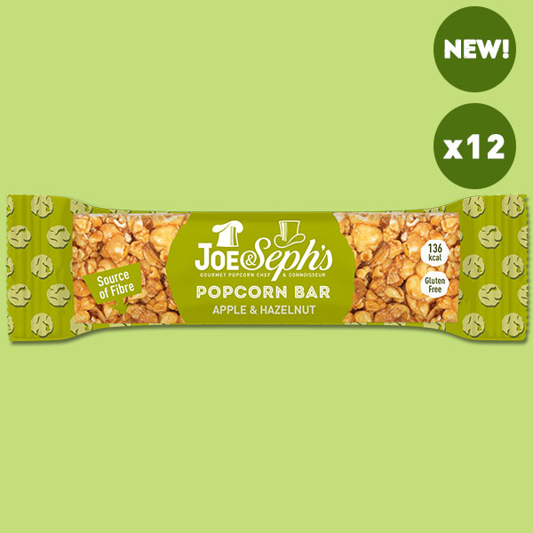 Apple & Hazelnut Popcorn Bar - Case of 12