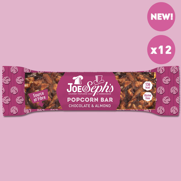 Chocolate & Almond Popcorn Bar - Case of 12