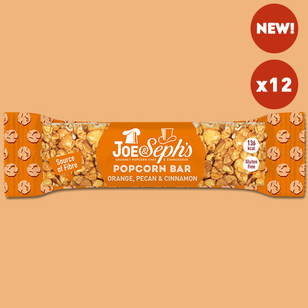 Orange, Pecan & Cinnamon Popcorn Bar - Case of 12